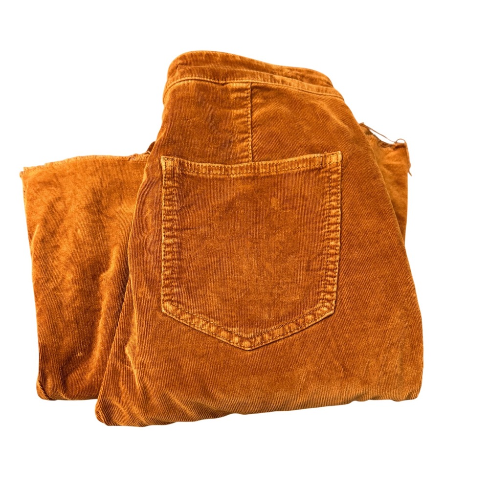 Free People Pants Womens 24 (25x28 ACTUAL) Just Float‎ On Flare Brown Corduroy
